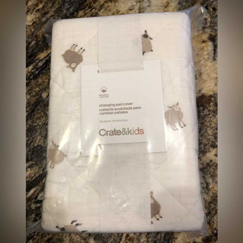 Crate and Barrel Changing Pad Cover
